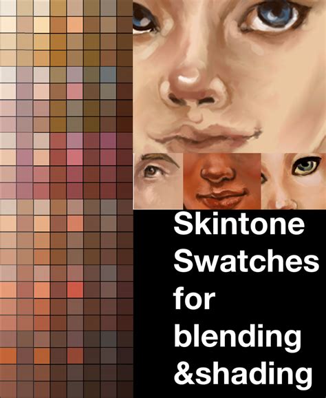 Skintone Swatches II By Xadrea On DeviantART Digital Painting
