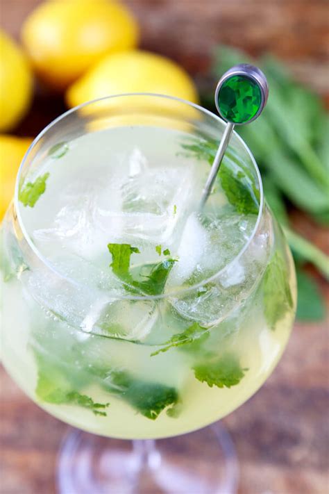 Mint Lemonade Recipe Low Sugar Pickled Plum