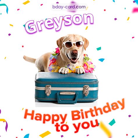 Birthday Images For Greyson 💐 — Free Happy Bday Pictures And Photos
