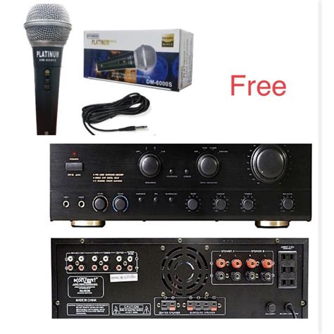 We did not find results for: KONZERT AV-502 AMPLIFIER Free Platinum Microphone | Shopee Philippines