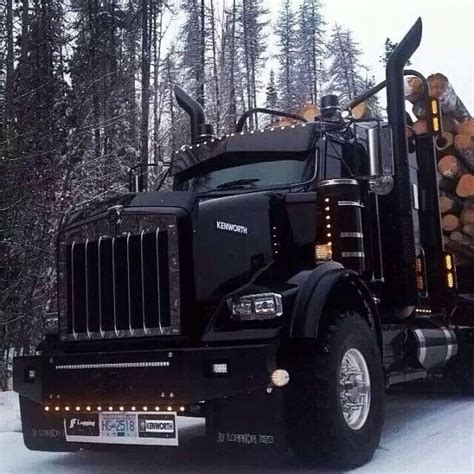 semitrckn — kenworth custom t800 loaded with logs