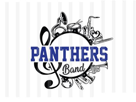 Panthers Svg Marching Band Svg Panthers Band Svg High Etsy