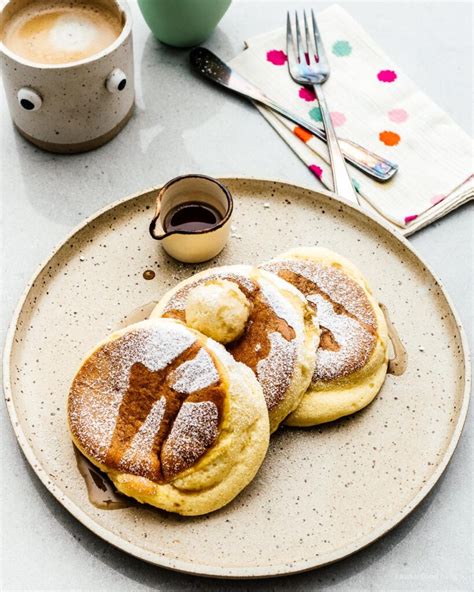 Fluffy Japanese Pancakes Souffle Pancake Recipe · I Am A Food Blog
