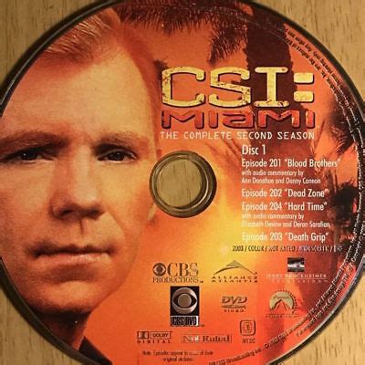 CSI Miami Season 2 DVD REPLACEMENT DISC 1 EBay