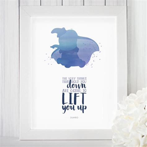 Starring the voices of edward brophy and herman bing, dumbo was directed by ben sharpsteen and released in 1941. Watercolor Disney prints Dumbo Dumbo quote by ...