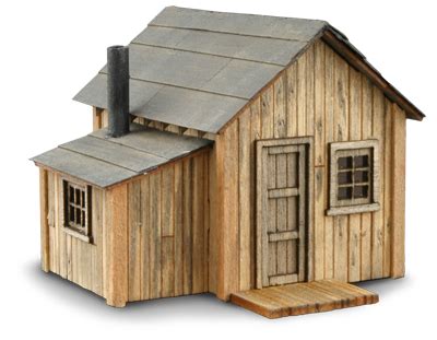Zeke's Cabin-Front left view | Popsicle stick houses, Craft stick crafts, Miniature houses