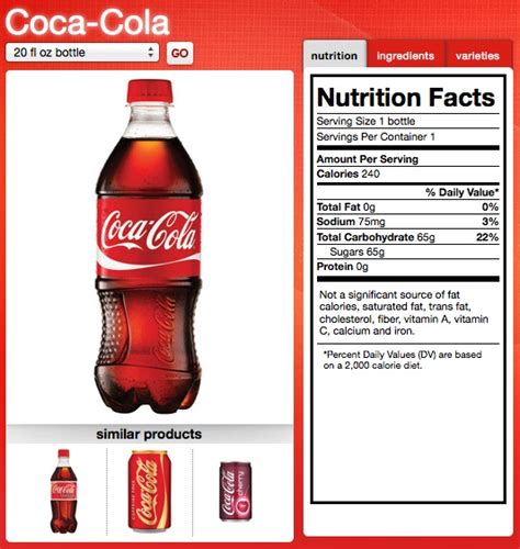 31 2 Liter Coke Nutrition Label Labels For Your Ideas