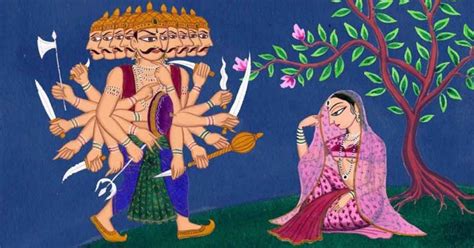 Sita Kills Ravana The Mythology Project