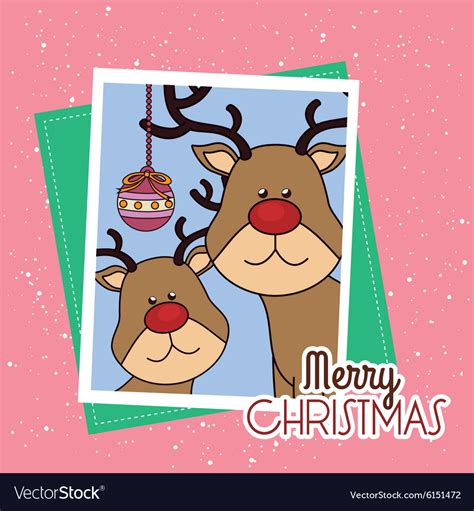 Happy Merry Christmas Royalty Free Vector Image