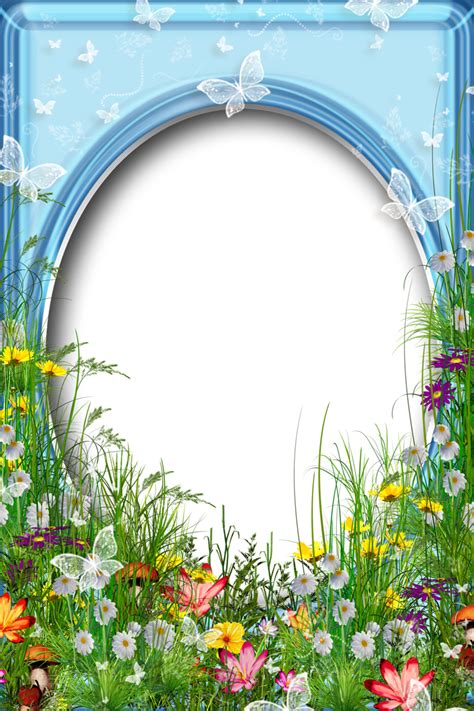 Find images of flower png. Cute PNG Summer Photo Frame with Flowers | Gallery ...