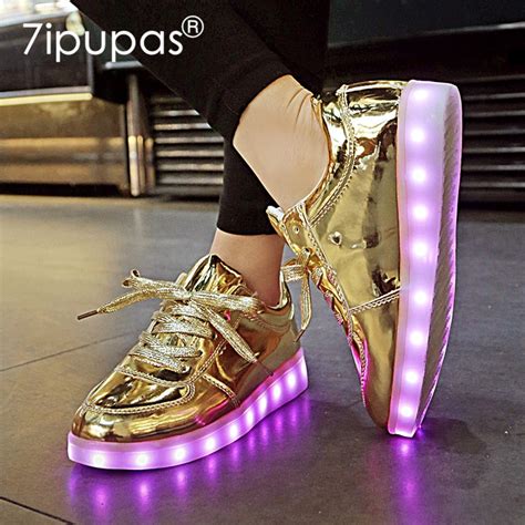 7ipupas New Homme Luminous Sneakers Boys Girls Chaussures Lumineuse 11