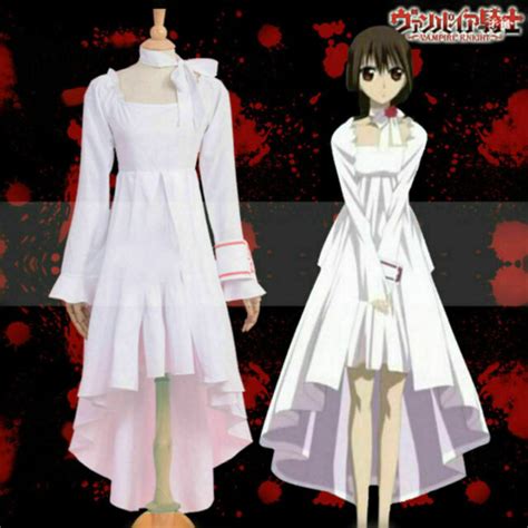 Vampire Knight Kurosu Yuki White Dress Cosplay Costume Ebay