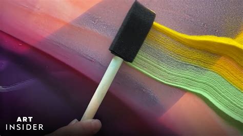 Painting Translucent Artwork With Acrylic Paint And Sand Art Insider Youtube