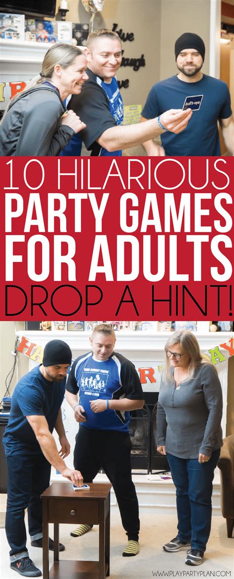 Hilarious Party Games For Adults Birthday Games For Adults Games For Teens Adult Party Games
