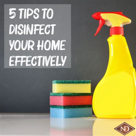 5 Tips To Disinfect Your Home Effectively New Dimension Construction