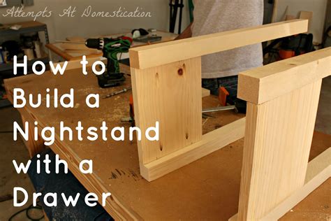 Wood Work Build A Nightstand Pdf Plans