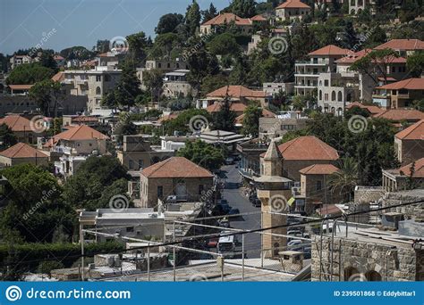 Deir El Qamar Lebanon Dans Le District De Shouf Photo Stock Image Du