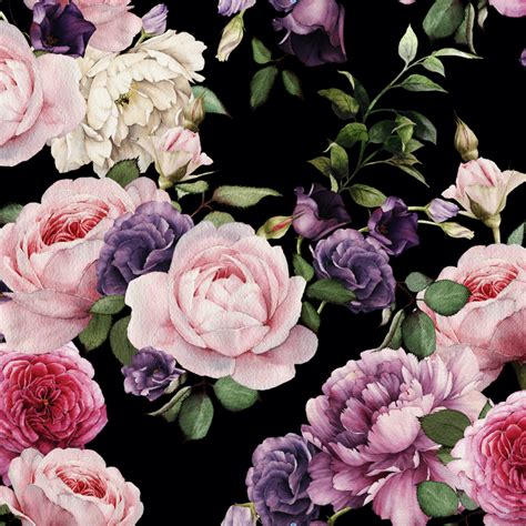 Tons of awesome hd flower wallpapers to download for free. Vintage Floral Wallpaper (Self-Adhesive) - Rocky Mountain ...