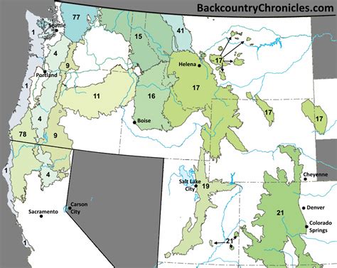 30 Oregon Map Hunting Units Map Online Source