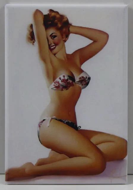 1960s Pinup Girl With Tv Fashion Model Sexy Magnet 2x3 Refrigerator Locker 625 Picclick