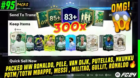 OMG PACKED RONALDO PELE MBAPPE MESSI OPENING 300x UPGRADE STORE