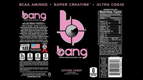 31 Bang Energy Nutrition Label Label Design Ideas 2020