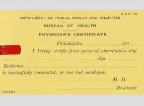 Medical certificate samples are medical documents which are used as legitimate proof of illness, verified by a physician or medically qualified health care officer. Vaccination Certificate | History of Vaccines