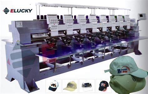 China Multi Heads Computer/Computerized Embroidery Machine for Cap T ...