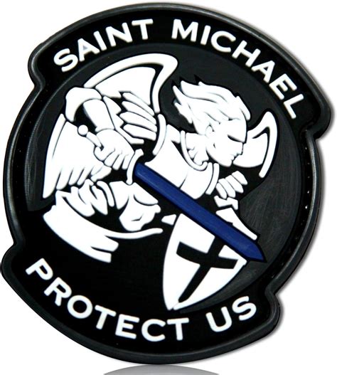 Saint Michael Protect Us Regions Biblical Christian Angel War Battle
