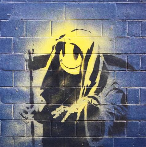 Banksy Smiley Grim Reaper New Framed Art Etsy