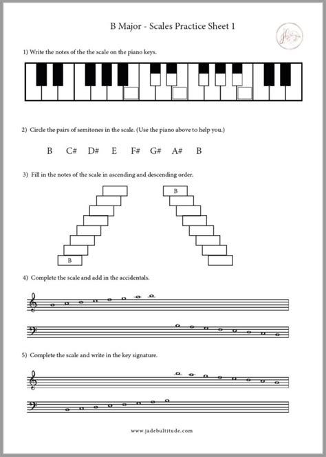 Grade 5 Music Theory Worksheets Jade Bultitude