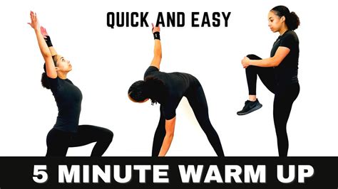 Quick 5 Minute Warm Up Do This Before Your Workouts Youtube