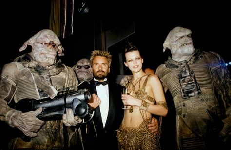 luc besson and milla jovovich at the premiere of the fifth element in cannes 1997 pikabu