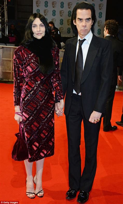Nick Cave And Wife Susie Bick Bring Some Gothic Glamour To The Baftas Daily Mail Online