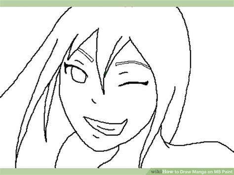 How To Draw Manga On Ms Paint 11 Steps With Pictures