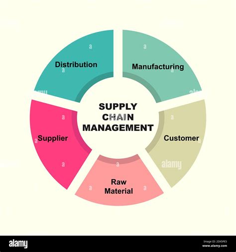Supply Chain Management Chart Keywords High Resolution Stock