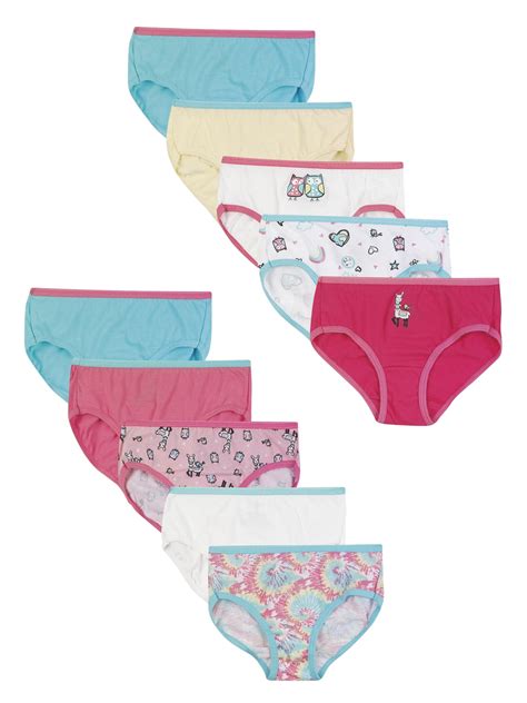 Hanes Hanes Girls 4 16 Brief Underwear 10 Pack