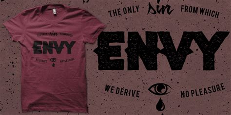 Envy T Shirt Design By Nhammonddesign Mintees