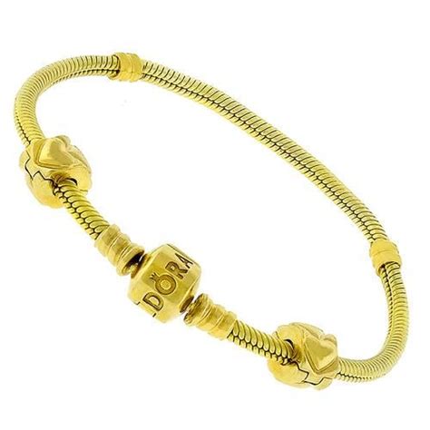 Pandora Gold Charm Bracelet Pandora Gold 14k Gold Charms Gold Charm