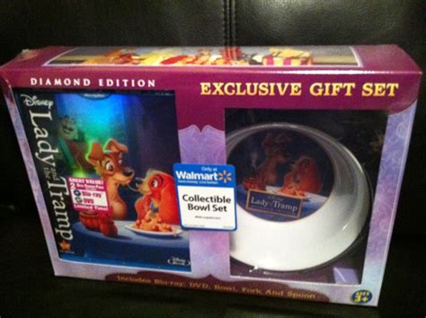 Blu Ray And Dvd Exclusives Lady And The Tramp Walmart Exclusive Dishes Bd