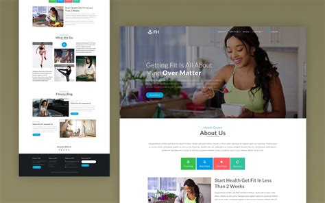 Fitness Health Sports Website Template W3layouts