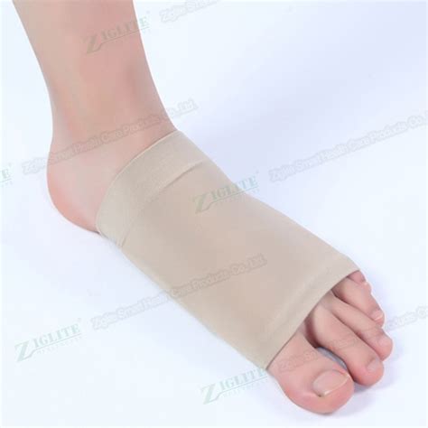 Ziglite Male And Female Flat Foot Massage Elastic Bandage Arch Pad Skin Tone One Pair Jdn