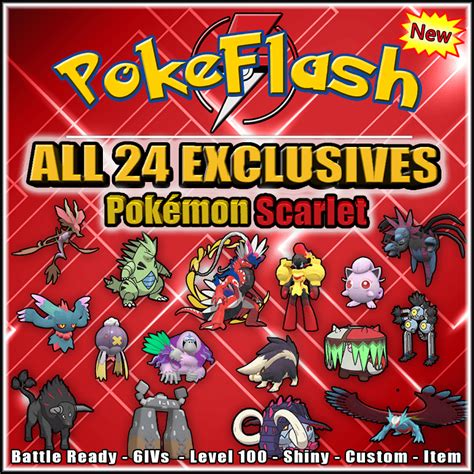 All 24 Pokémon Scarlet Exclusives Pokeflash