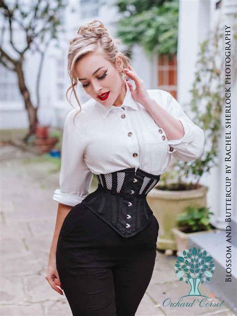 Mesh Hourglass Curve Waspie Underbust Corset Cs 201 Underbust