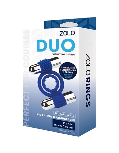 Zolo Duo Vibrating Rechargeable Cock Ring Zo Lover S Lane