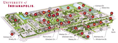 University Of Indianapolis Campus Map Map Of Beacon