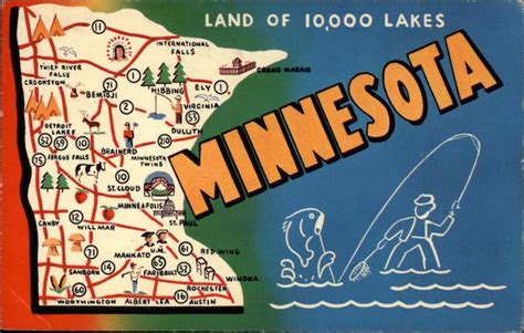 Land Of 10000 Lakes Maps