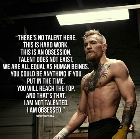 Conor Mcgregor Obsessed Quote Conor Mcgregor Quot There 39 S No