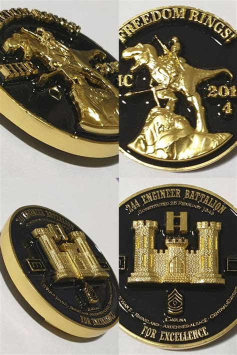 Custom Us Army Corps Of Engineers Custom Challenge Coin Made By Phoenix