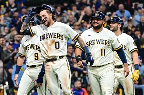 Milwaukee Brewers Rookie Brice Turang Hits First Home Run Which Is